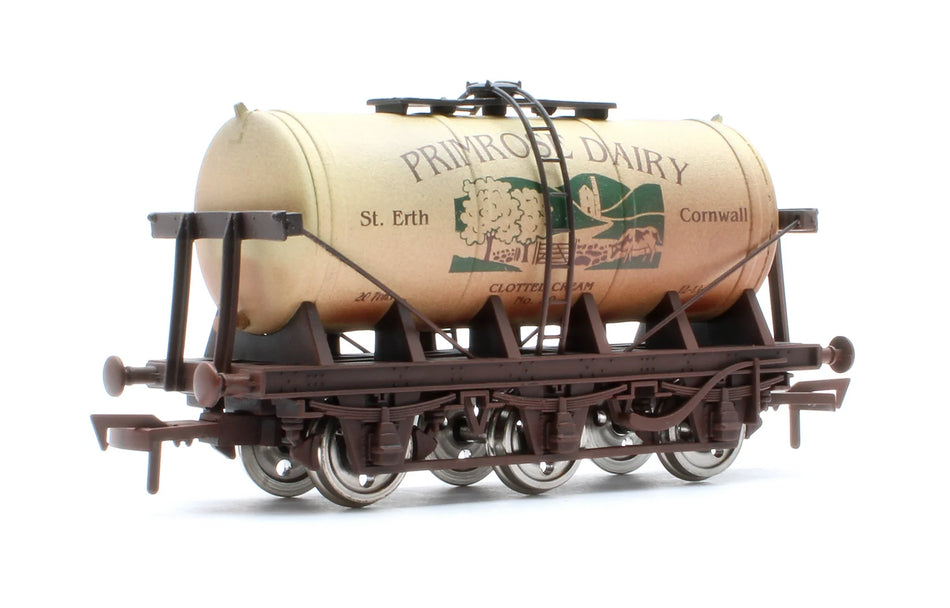 4F-031-138 Dapol 6 Wheel Milk Tank - Primrose Dairy St Erth