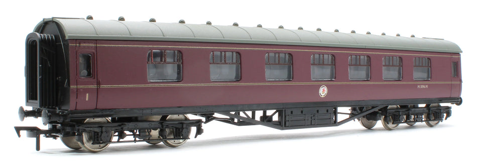 4P-010-602 Dapol 60ft Stanier Corridor Composite M3896M BR Lined