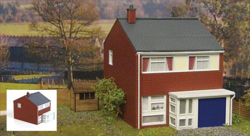 GM405 Gaugemaster Fordhampton 1960s Three Bedroom House Kit