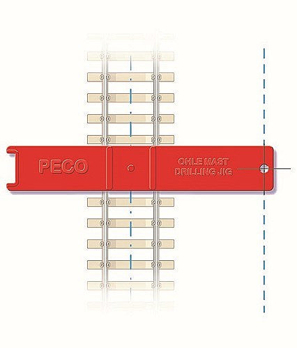 LC115 Peco Overhead Catenary Mast Installation Jig x 2