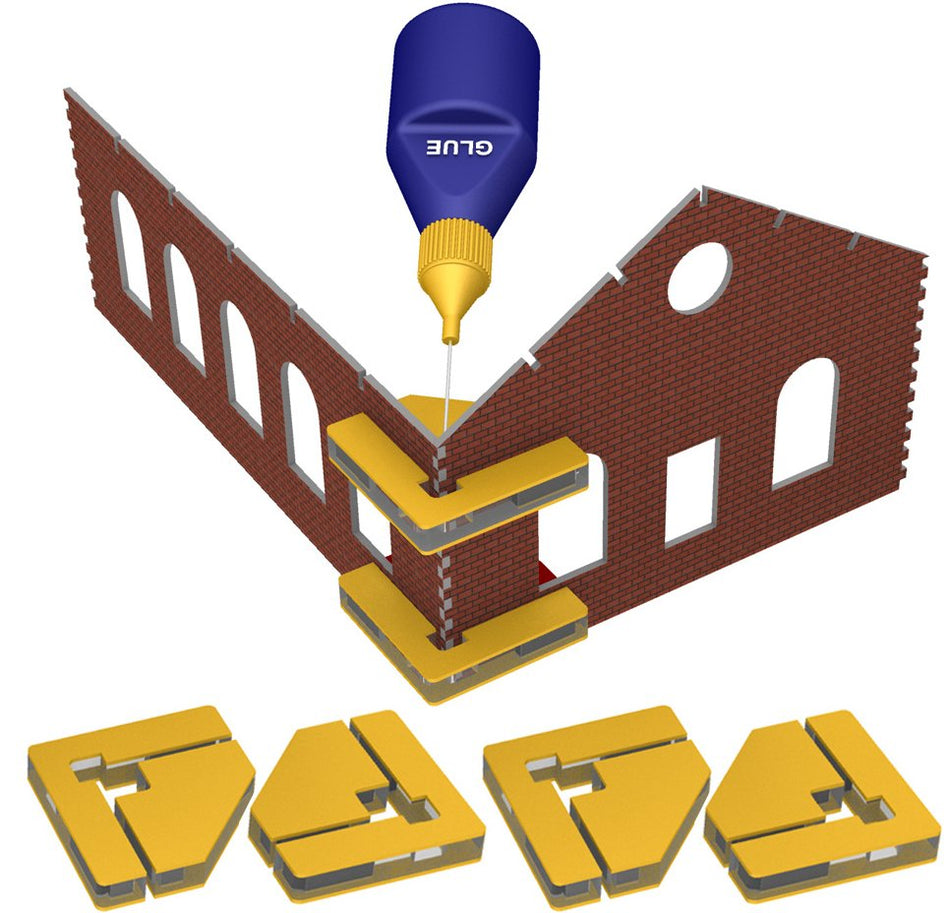 PR-SS-01 Proses Snap & Glue Set Square (4 Magnetic Clamps w/16 M