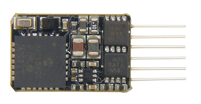 36-568A Bachmann 6 Pin DCC Loco-Decoder with Back EMF