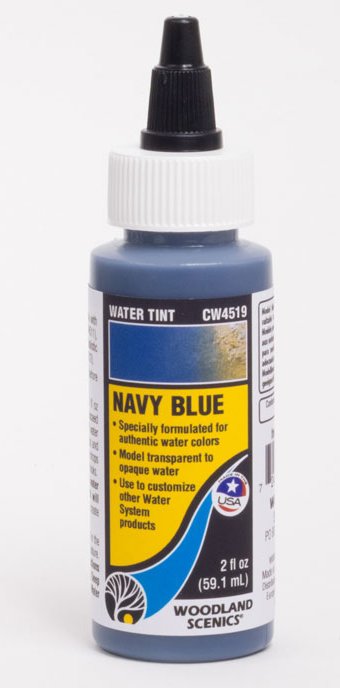 CW4519 Woodland Scenics Navy Blue Water Tint