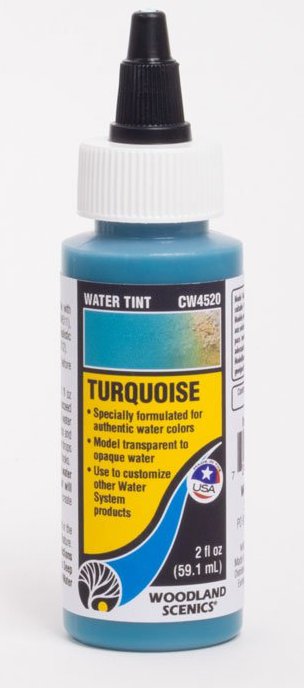 CW4520 Woodland Scenics Turquoise Water Tint