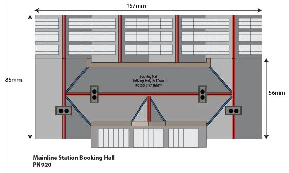 PN920 Metcalfe Mainline Station Booking Hall Kit