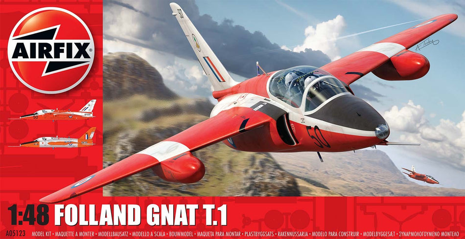 A05123 Airfix Folland Gnat T.1 1:48 Kit