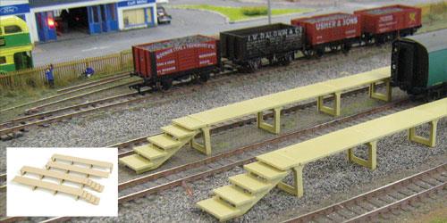 GM407 Gaugemaster Fordhampton Carriage Platforms Kit