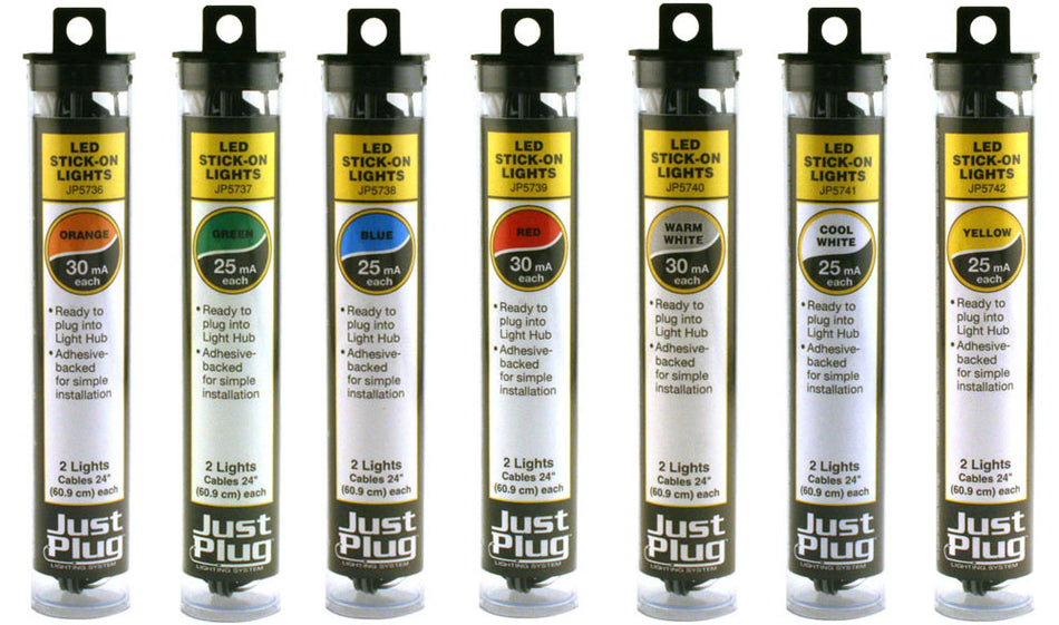 JP5739 Woodland Scenics Red LED Stick-on Lights