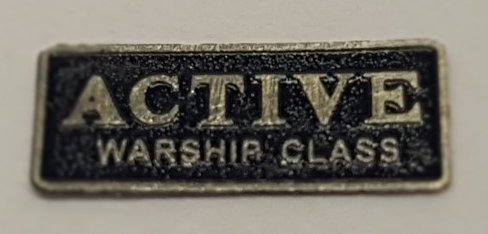 K2600-NPA D600 Class 41 Warship Diesel nameplate Active