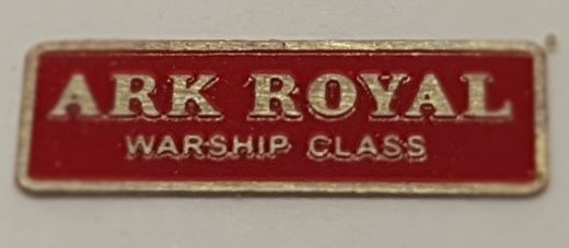 K2600-NPB D600 Class 41 Warship Diesel nameplate Ark Royal