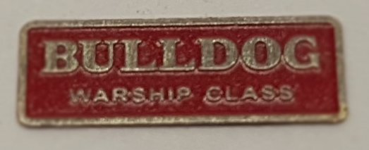 K2600-NPD D600 Class 41 Warship Diesel nameplate Bulldog Red