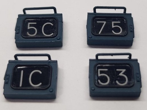 K2600-84B D600 Class 41 Warship Diesel headcode box surround