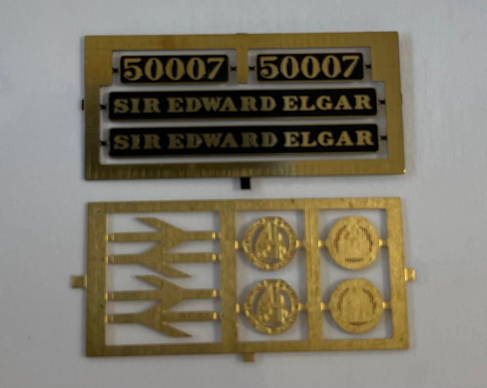 K50007 Nameplate Sir Edward Elgar 2 nameplates made by Shawplan