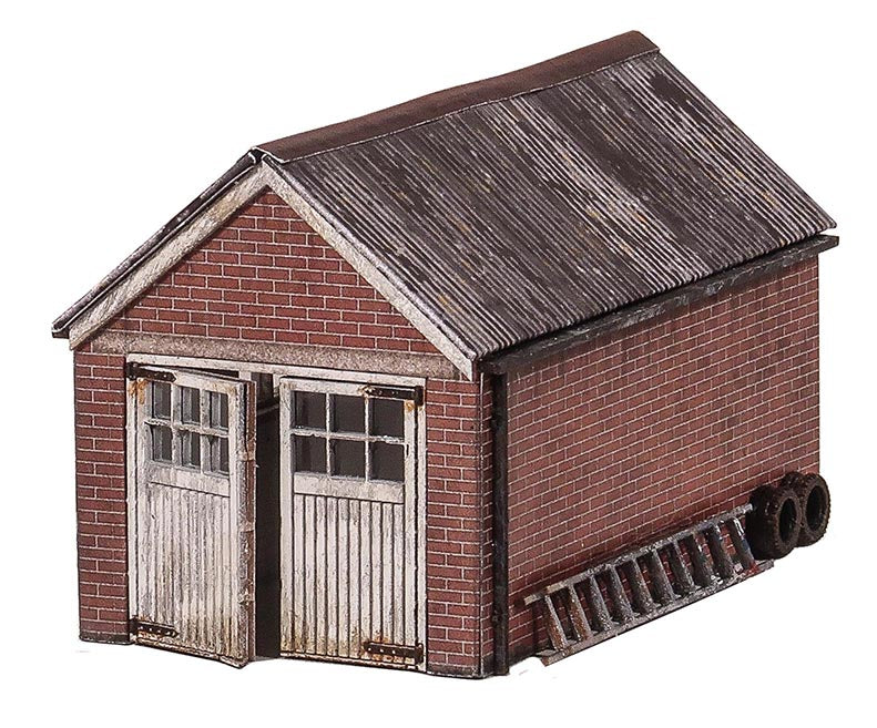 KX117 Scale Model Scenery kit 1960's Domestic Garage