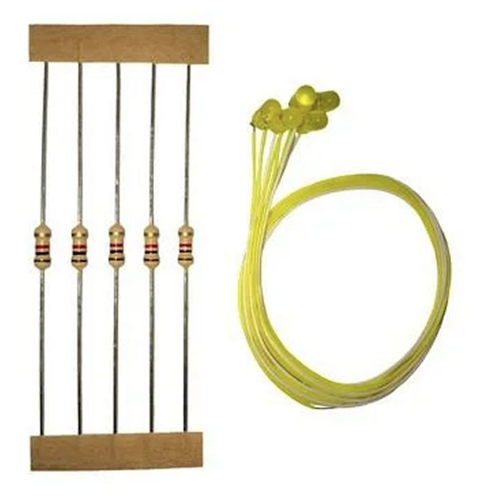 L04 Eckon Replacement pre-wired LED Yellow pack of 5