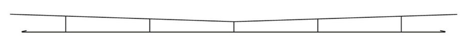 LC153 Peco Overhead Catenary Wires 380mm x 5