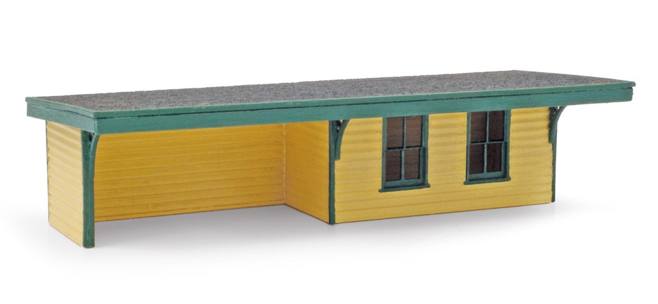 LK12109 Peco Platform Shelter Laser-cut Wood Kit