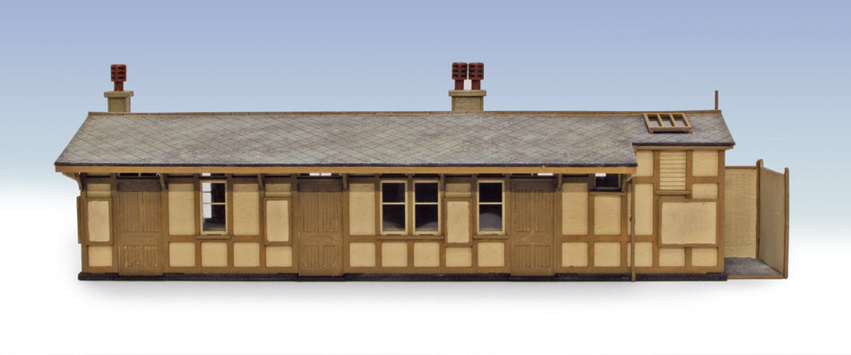 LK205 Peco GWR Wooden Station Building Kit - Monkton Coombe