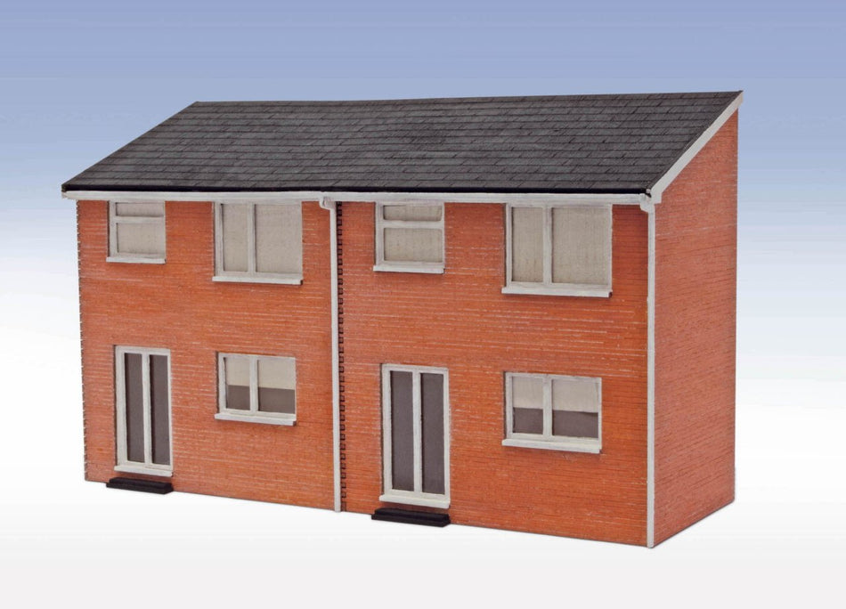LK213 Peco 1960s Semi-Detached House Backs - Laser Cut Kit