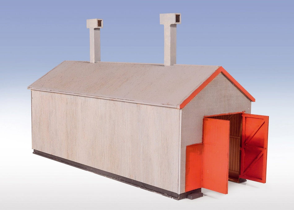 LK220 Peco Corrugated Iron Engine Shed Laser cut kit