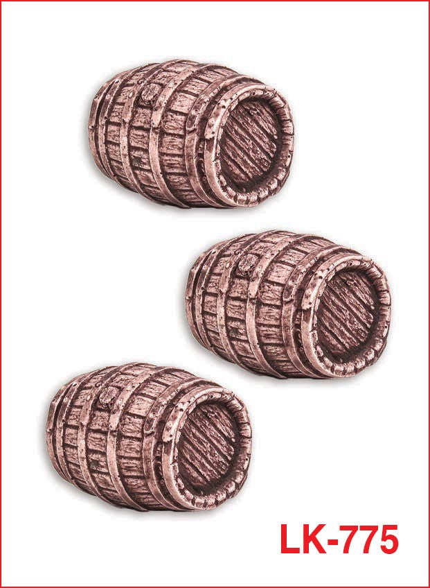 LK775 Peco Barrels on side - pack of 3
