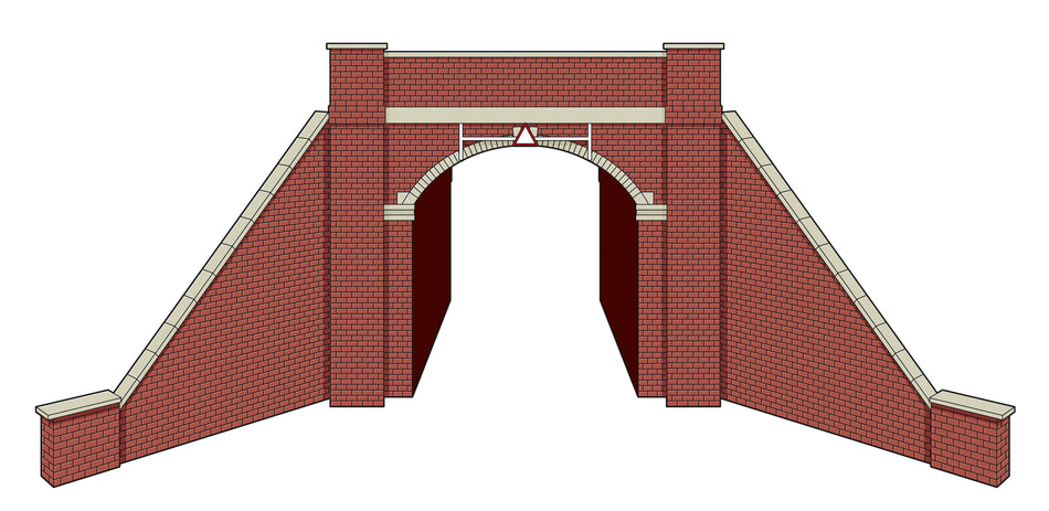 LK12160 Peco Single Track Bridge - Brick