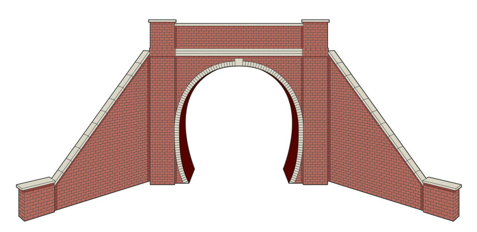 LK12171  Peco Tunnel Portals - Brick - Single Track