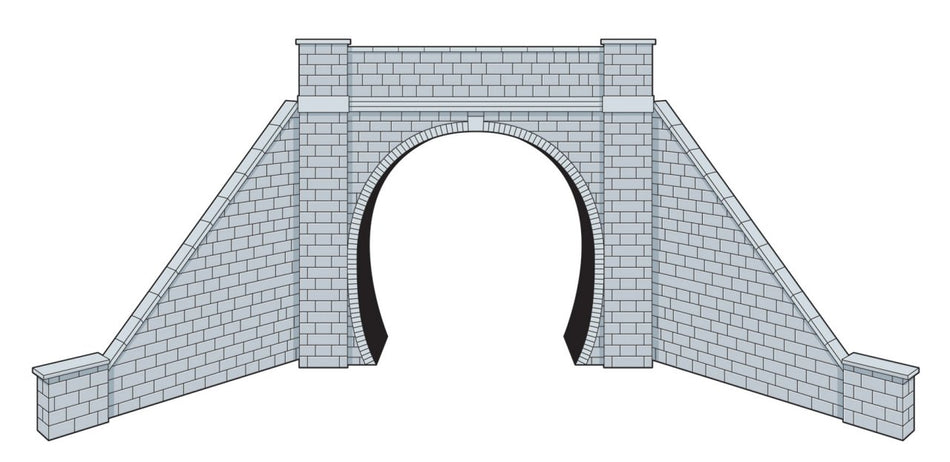 LK12172 Peco Tunnel Portals - Stone - Single Track