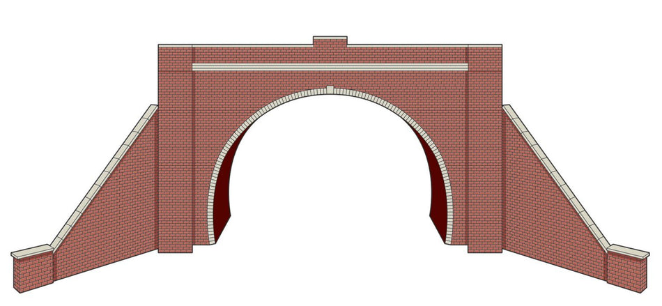 LK12173 Peco Tunnel Portals - Brick - Double Track
