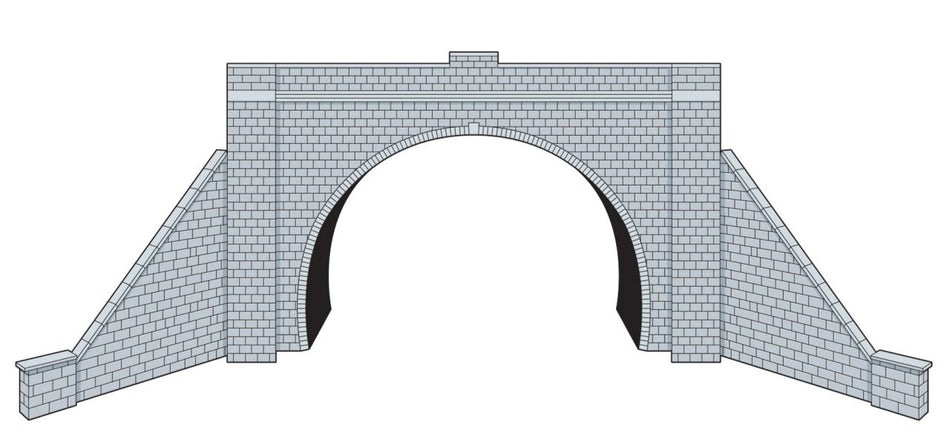 LK12174 Peco Tunnel Portals - Stone - Double Track