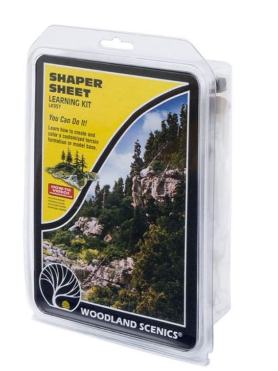 LK957 Woodland Scenics Shaper Sheet Learning Kit