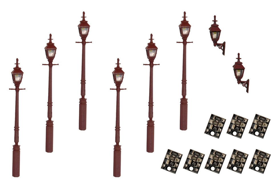 LML-VPGMR DCC Concepts Gas Lamps Value Pack - Maroon