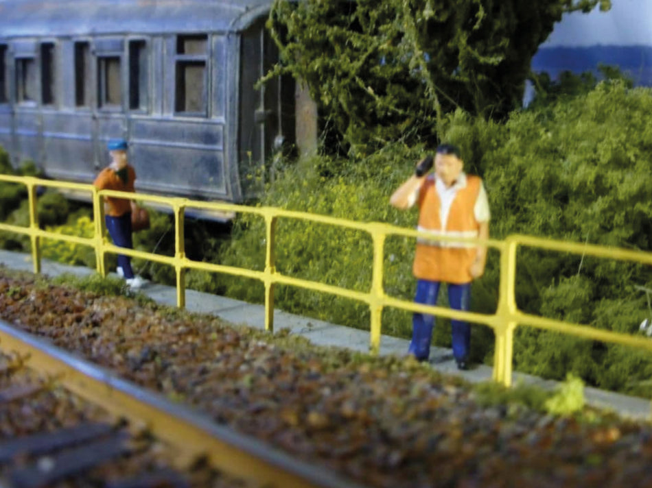 LX176 Scale Model Scenery kit Tubeclamp Railings