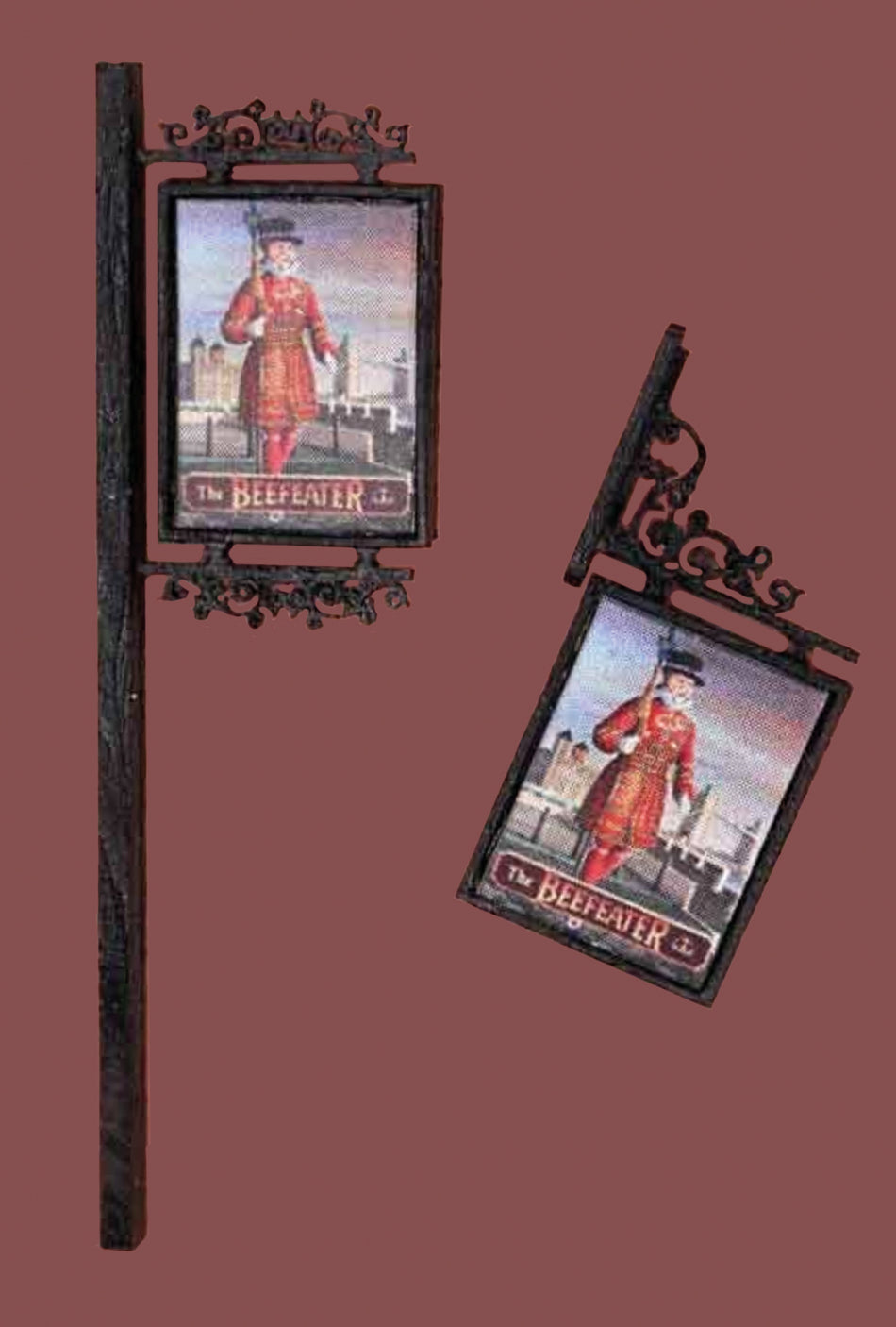 LX250 Scale Model Scenery kit Pub Signs