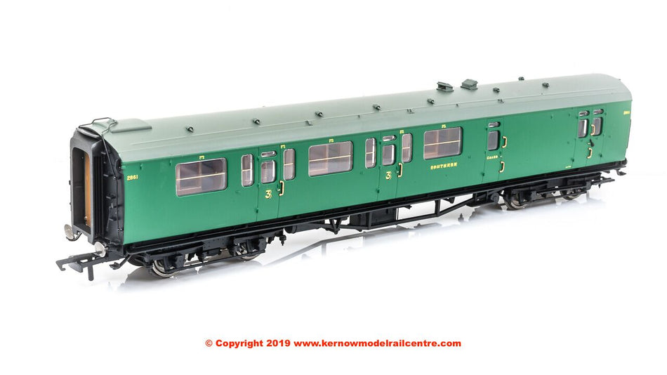 R4884B Hornby SR Bulleid 59ft Corridor Brake 3rd Coach 2861