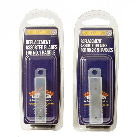 MM015 The ModelMaker Replacement Assorted Blades For No.2 and 5