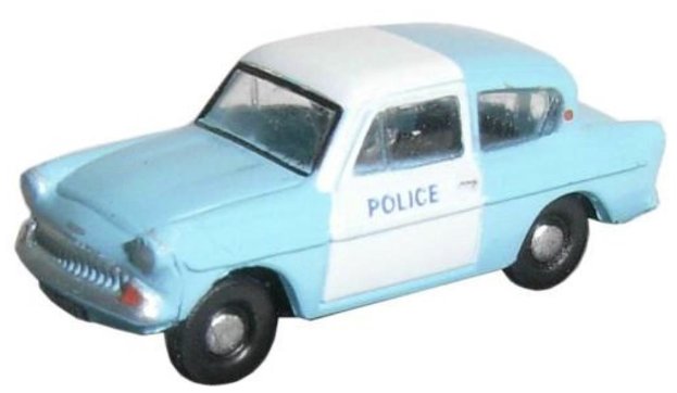 N105003 Oxford Diecast Ford Anglia - Police