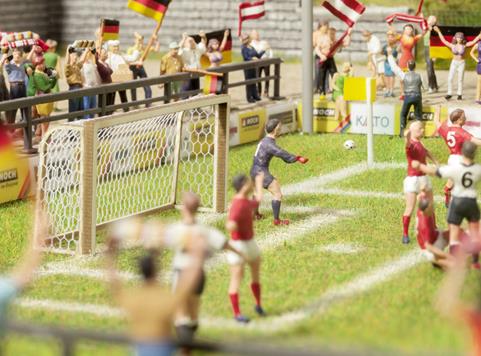 14399 Noch Football Goalposts and Corner Flags Laser Cut Kit