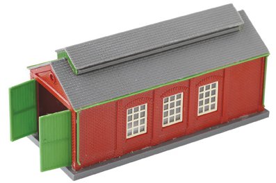 NB5 Peco Lineside Kit Brick Engine Shed