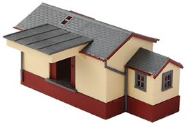 NB6 Peco Lineside Kit Goods Shed Brick / Timber Type