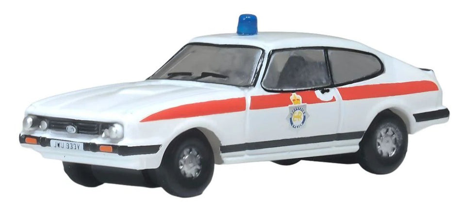 NCAP007 Oxford Diecast Ford Capri MkIII Merseyside Police