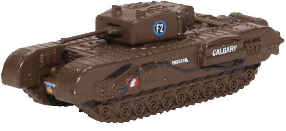 NCHT002 Oxford Diecast Churchill Tank 1st Canadian Army Brg.