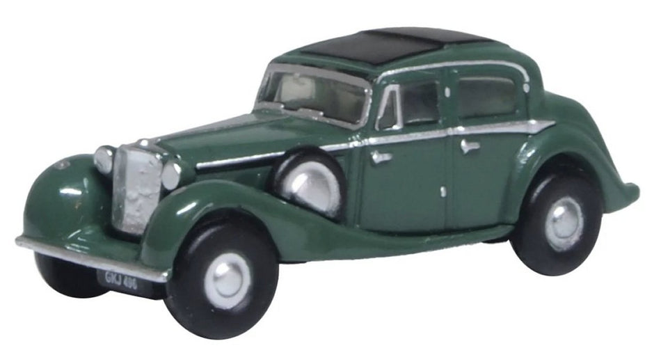 NJSS005 Oxford Diecast Jaguar SS Suede Green