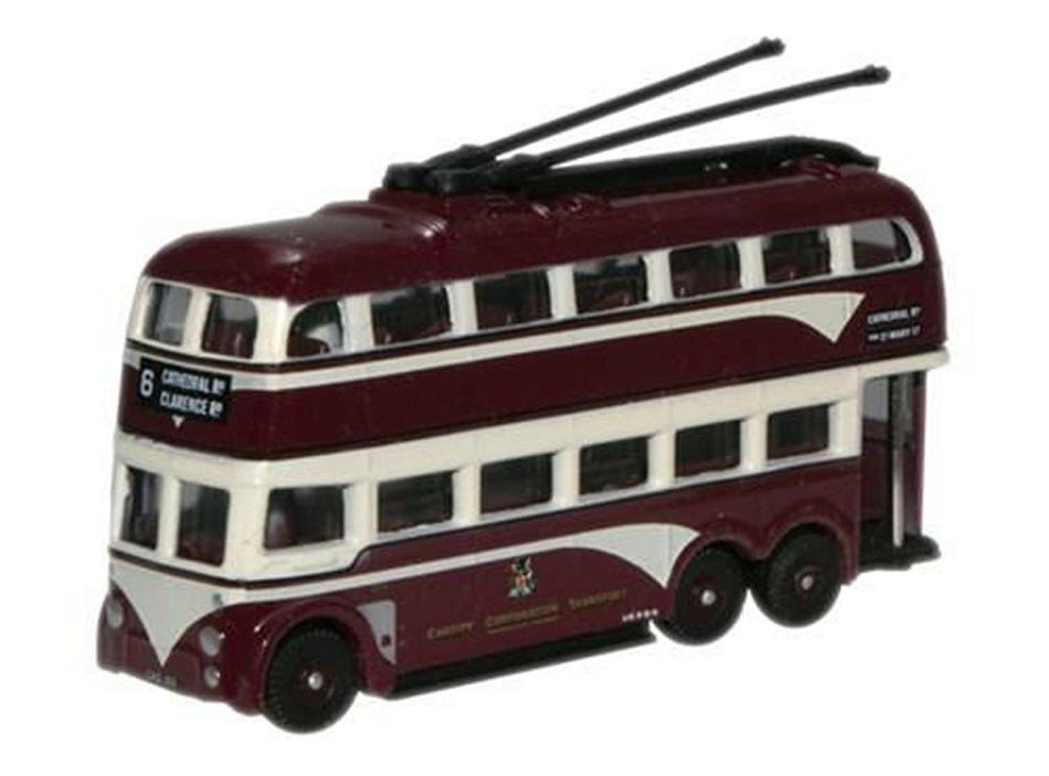 NQ1007 Oxford Diecast Trolleybus Cardiff