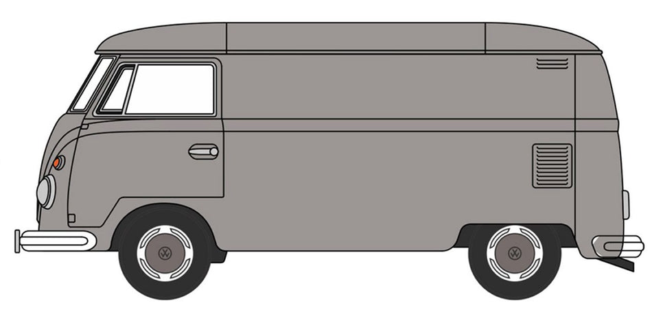 NVWS004 Oxford Diecast VW T1 Van Light Grey
