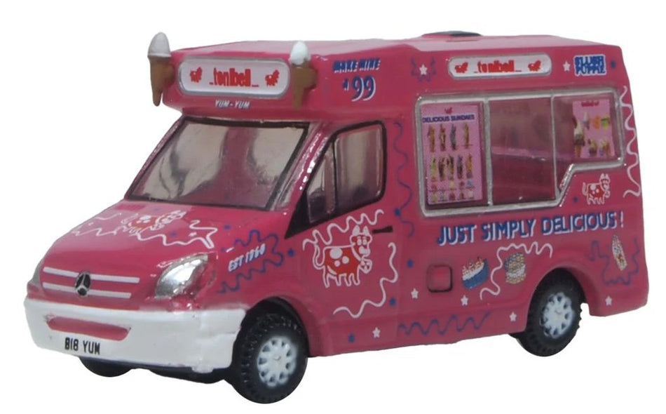 NWM009 Oxford Diecast Mercedes Whitby Mondial Ice Cream Van Toni