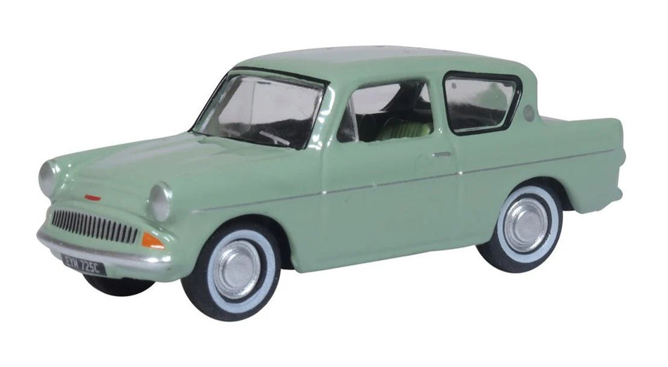 76105010 Oxford Diecast Ford Anglia Spruce Green