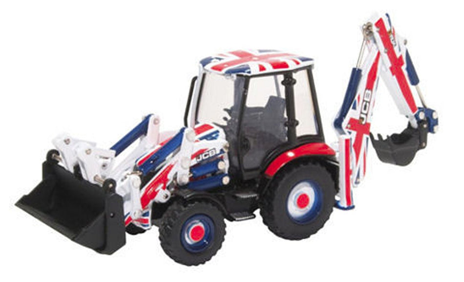 763CX002 Oxford Diecast JCB 3CX Eco Backhoe Loader - Union Flag