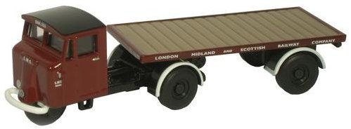 76MH009 Oxford Diecast Mechanical Horse Flatbed Trailer LMS