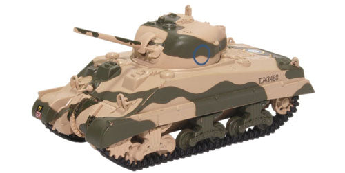 76SM001 Oxford Diecast Sherman Tank MkIII 10th Armoured Division